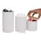 Mind Reader Blue Round Ceramic Canister Set with Lids, 3ct.